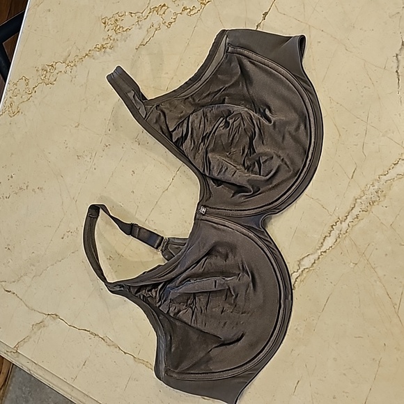 Breezies Underwire Bra 46D Grey/grey - Picture 2 of 6